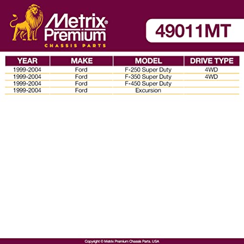 Metrix Premium Chassis Parts - Pitman Arm Fits 99-04 Ford F-250 Super Duty 4WD, 99-04 F-350 Super Duty 4WD, 99-04 F-450 Super Duty, 1999-2004 Ford Excursion, Replacement K80796, Made in Europe