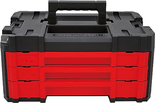 CRAFTSMAN Mechanics Tool Set, 230-Piece Hand Tool and Socket Set with 3-Drawer Tool Box (CMMT45305) - style: 230 Piece Set