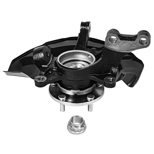 Detroit Axle - FWD Front Steering Knuckles Rear Wheel Hub Bearings Replacement for 2004 2005 2006 2007 Toyota Highlander 3.3L - size: 4UW47817/Kit