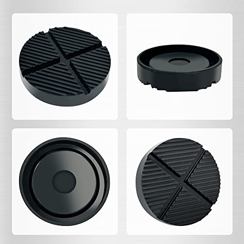 TONDA Floor Jack Rubber Pad, Universal Jack Pad Adapter, Pinch Weld Side Frame Rail Protector, 1 Pack - color: 1 PACK