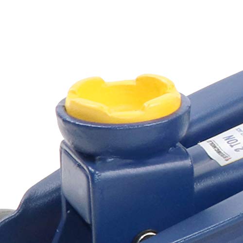 Stronghold 2-Ton Trolley Jack – Heavy-Duty Hydraulic Floor Jack with Safety Valve - 5-1/8" to 12-3/4" Lift Range - Steel Construction - Meets ASME/PASE Standards