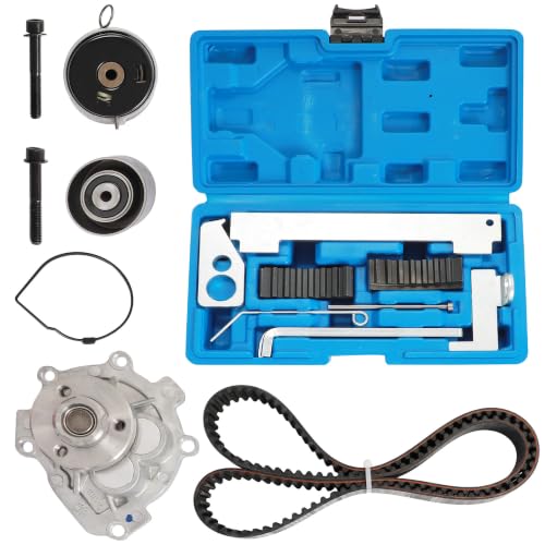 1.6/1.8L Timing Belt Kit Water Pump Fit For Chevy Aveo Cruze Sonic 2008-18 | Fit For Chevy Aveo Cruze Sonic Aveo5 Pontiac G3 Saturn Astra Suzuki Swift+ 2008-2018 TBK338 55574864 24422964 Water Pump Kit - size: Timing belt Water pump Kit GM 1.8L