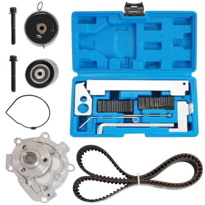 1.6/1.8L Timing Belt Kit Water Pump Fit For Chevy Aveo Cruze Sonic 2008-18 | Fit For Chevy Aveo Cruze Sonic Aveo5 Pontiac G3 Saturn Astra Suzuki Swift+ 2008-2018 TBK338 55574864 24422964 Water Pump Kit - size: Timing belt Water pump Kit GM 1.8L