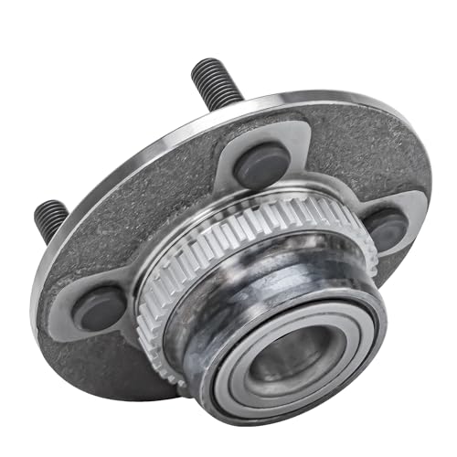 Detroit Axle - Pair Rear Wheel Bearing Hubs for Hyundai Accent 2005 [w/ABS] 2 Wheel Hub Bearings Assembly Replacement - style: 512192 x2/Pair