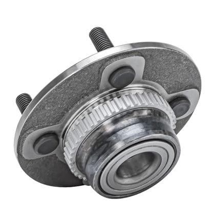 Detroit Axle - Pair Rear Wheel Bearing Hubs for Hyundai Accent 2005 [w/ABS] 2 Wheel Hub Bearings Assembly Replacement - style: 512192 x2/Pair