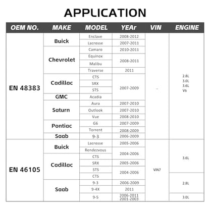 DPTOOL Camshaft Retaining Aligning Timing Tool Kit Compatible with GM Opel Saab Cadillac Buick Chevrolet 2.8L 3.0L 3.6L Engine Replace EN-46105 EN-48383 - size: for GM 2.8 3.0 3.6