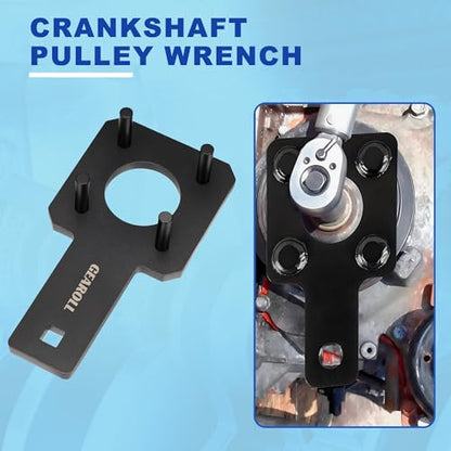 Camshaft Phaser Timing Chain Lock Tool Kit, Chrysler 3.6 Pentastar Engine Timing Tool Kit Compatible with VW Jeep Chrysler Dodge 3.6L Pentastar Engine Replace 10200A 10202 10369 10198A 2025200090