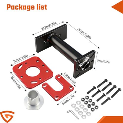 Rear Axle Bearing Puller & Installer Tool Kit with Tone Ring Remover and Adapter Plate, Compatible with Toyota Tacoma 1995–2004 T100 1995–1998 4Runner 1995–2020 Tundra 2000–2006 Hilux Pickup 2004–2012
