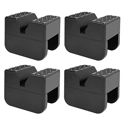 TONDA Jack Stand Pads, Universal Rubber Jack Pad Adapter, Rail Pinch welds Protector, 4 Pack - color: 4 PACK