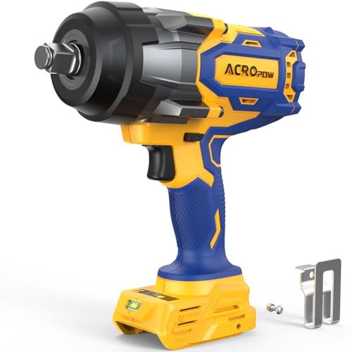 Cordless Impact Wrench 1/2" for Dewalt 20V Battery | High Torque 1700FT-LBS Brushless Impact Driver, Auto-Stop Reverse, Variable Speed, Heavy Duty Impact Gun (Bare Tool) - size: 1700 FT-LBS
