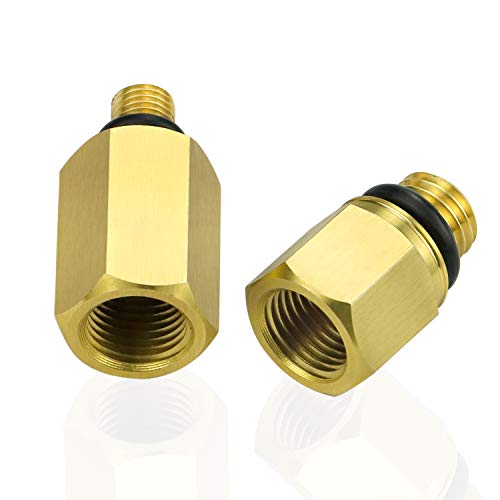 Mekar 2PCS Oil Rail Adapters Kits and 1 PC 6.0 High Pressure Oil Pump IPR Valve Air Test Fitting Tool Compatible with Ford 6.0L Powerstroke Diesel Engine - size: 3PCS Set