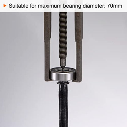HARFINGTON 2-Jaw Gear Puller 3" High Carbon Steel Separate Lifting Device for Bearings - size: 3 Inch