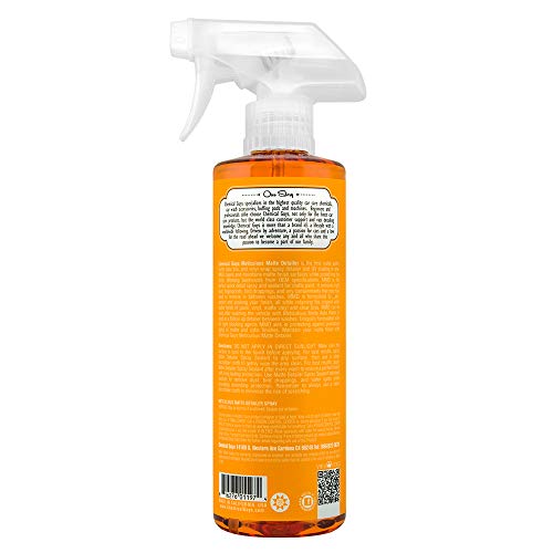Chemical Guys, Meticulous Matte & Satin Finish Detailer & Sealant, 16 oz | Quick detailer for satin and matte finishes and vinyl wraps, cleans streak-free without adding unwanted gloss