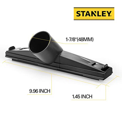 Stanley 19-1900 Universal Floor Brush Nozzle Shop Vacuum Accessoriesfor Wet and Dry Vacuums with a 1-7/8" Hose,Fits for SL18156 SL18191P SL18199P SL18199PT SL18402-8BT SL18701P-10A SL18117,Black - size: 1-7/8 inch, style: 19-1900