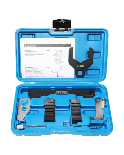 8pcs Engine Camshaft Alignment Timing Tool Kit For Chevrolet Cruze Aveo Orlando Vauxhall Opel Astra Corsa Insignia Mervia Vectra Zafira Alfa Romeo Fiat 16V 1.4 1.6 1.8 with 41mm Water Pump Wrench - size: with 41mm Water Pump Wrench