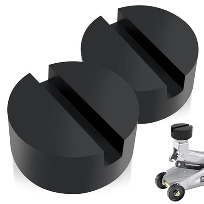TONDA Floor Jack Rubber Pad, Universal Jack Pad Adapter, Pinch Weld Side Frame Rail Protector (2 Pack) - color: 2 PACK - SMALL