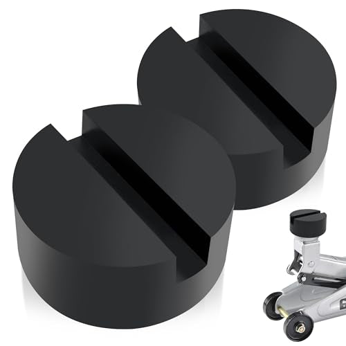 TONDA Floor Jack Rubber Pad, Universal Jack Pad Adapter, Pinch Weld Side Frame Rail Protector (2 Pack) - color: 2 PACK - SMALL