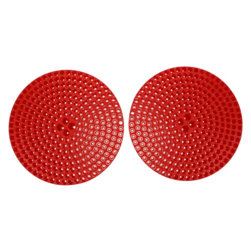Car Wash Bucket Filter Screen Red Grit Trap Insert Pads for Dirt Separation Car Washing Compatible with Standard Buckets Enhances Rinse Experience - color: Red