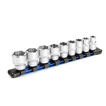 OEMTOOLS 22968 9-Piece, 3/8-Inch Drive SA Nut Busting Bolt Extractor Socket Set, Stripped Bolt Extractor, Lug Nut Removal Tool, Damaged Bolt Extractor - size: 9 Piece Nut Busting Bolt Extractor 3/8" Drive SAE