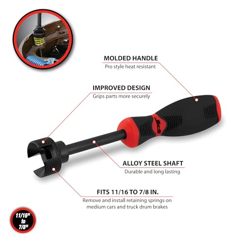 Performance Tool W158C Brake Spring Compressor - Essential Tool for Efficient Brake Maintenance and Repair Tasks - size: Brake Spring Compressor