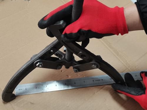10" Gear Puller,3 Jaw Puller for Pulley Gear Bearing Flywheel Removal,2 Jaw / 3 Jaw Puller with Reversible Jaws, Bearing Puller Suitable for Automotive Repair and Industrial Maintenance (10in) - size: 10in