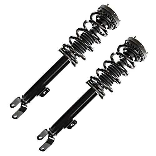 Detroit Axle - RWD Front Struts with Coil Spring + Rear Shock Absorbers Replacement for 2014–2023 Dodge Charger - 4pc Set - size: 4AQ47322/Shock Kit