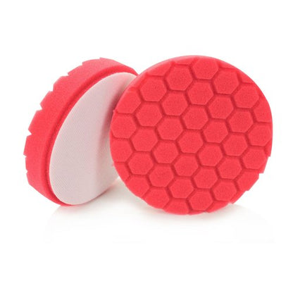 Chemical Guys, Hex-Logic Ultra Light Finishing Pad, Red, 6.5 in for 6 in | Softest red finishing foam pad lays down waxes, sealants and finishing polishes for a flawless, glossy finish - size: 6.5 Inch Pad (1 Pack), style: Ultra Light Finishing Pad