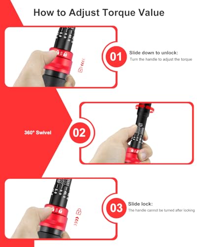 ATsafepro 3/4 Torque Wrench 100-650 Ft-Lb – ±3% Accuracy, Reversible 48-Tooth Ratchet, Cr-V Steel, Dual Scale, 3/4" Drive Click Heavy Duty Precision Torque Wrench for Truck, RV, Heavy Equipment - style: 3/4" 100-650 FT.LB Torque Wrench