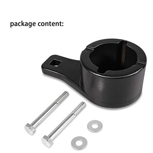 Yoursme for Toyota/Lexus Crankshaft Damper Pulley Holding Holder Harmonic Tool with 2PCS Crank Bolts Fits 3.0 L6, 3.0 V6, 3.3 V6, 4.0 V8, 4.3 V8, 4.7 V8 Engine