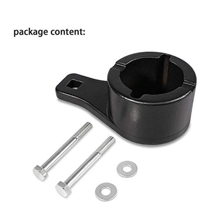 Yoursme for Toyota/Lexus Crankshaft Damper Pulley Holding Holder Harmonic Tool with 2PCS Crank Bolts Fits 3.0 L6, 3.0 V6, 3.3 V6, 4.0 V8, 4.3 V8, 4.7 V8 Engine