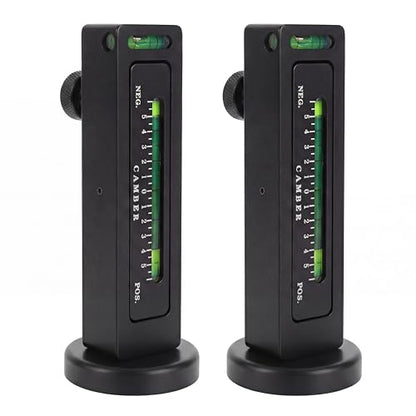 2 Pack Adjustable Magnetic Gauge Tool, Wheel Camber, Caster Pillar and Wheel Alignment Tools for Automotive Truck RV Tire Repair Black - color: Black