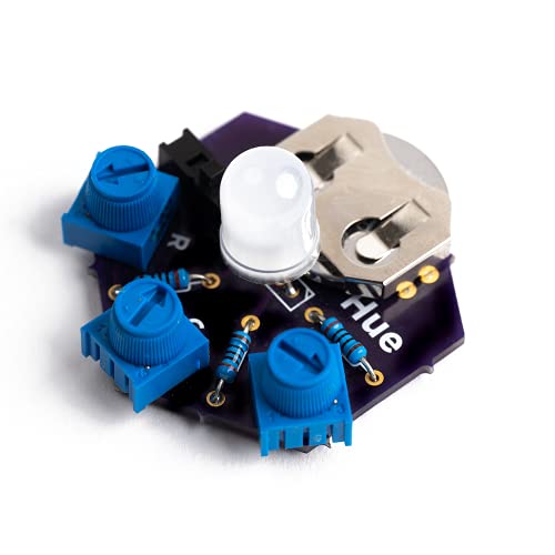 Hue, Bulk Educator Pack | DIY Soldering Kit for Beginners | Electronics Projects for Students, STEM Classes and Events | Science Project Electronic RGB LED Light Circuit Boards - style: Educator Pack