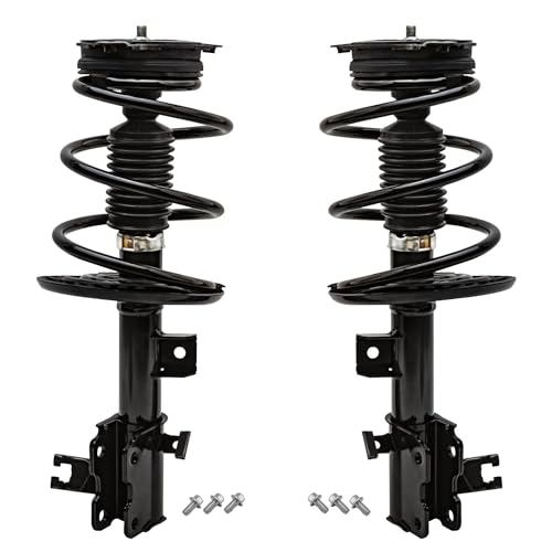 Detroit Axle - Front Struts Sway Bars for 2013-2018 Nissan Altima, 2 Struts with Coil Spring Assembly 2 Sway Bar End Links 2014 2015 2016 2017 Replacement Suspension Kit - size: 4QS54335/Sway Kit