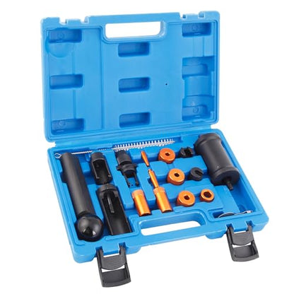 Fuel Injector Puller Removal Kit Injector Seal Installer Repair Tool, Compatible with Audi VW 1.4 1.6 1.8 2.0 2.7 3.0 3.2 3.6 V6 4.2 V8 FSI TSI