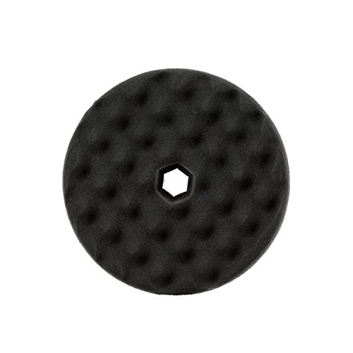 3M Perfect-it Foam Hook & Loop Polishing Pad, 3285, 6 in, Black, Buffing Pad, Eliminates Swirl Marks, For Automotive Polishing - size: 6 inch/Hook & Loop