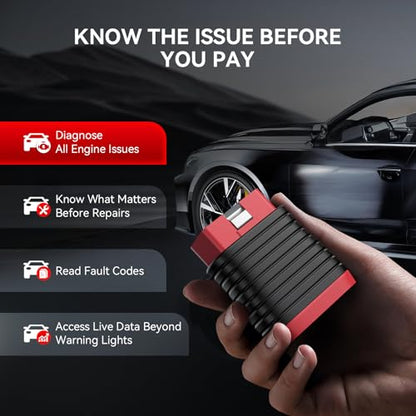THINKCAR THINKDIAG BD6 OBD2 Scanner Bluetooth,Wireless All System Code Reader Diagnostic Tool for iOS & Android,5+ Hot Reset Bluetooth OBD2 Scanner for Car Check Engine Light, Lifetime Free Update