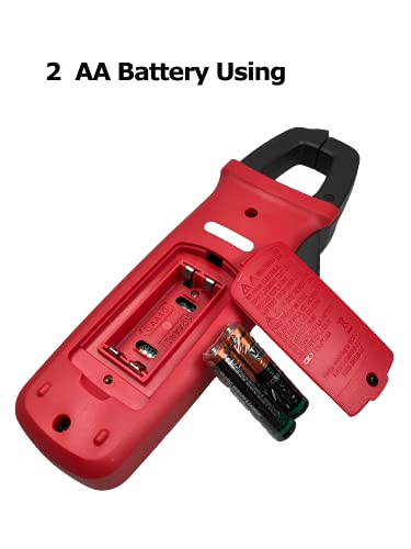 TECPEL DCM-033B 6000 Count Digital Clamp Meter Clamp Multimeter (ACA/ACV/DCA/DCV)