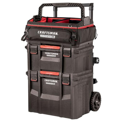 CRAFTSMAN VERSASTACK XL Tool Box, Waterproof Indoor/Outdoor, Stackable Tool Storage, Lockable, 21 Inch (CMST21430)