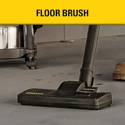 STANLEY Wet Dry Vacuum 5 Gallon with 4 HP Powerful Motor Suction,Stainless Steel Shop Vacuum Portable Wet Dry Vac for Jobsite, Workshop, Garage, Basement SL18130 - size: 5 Gallon(SL18130)