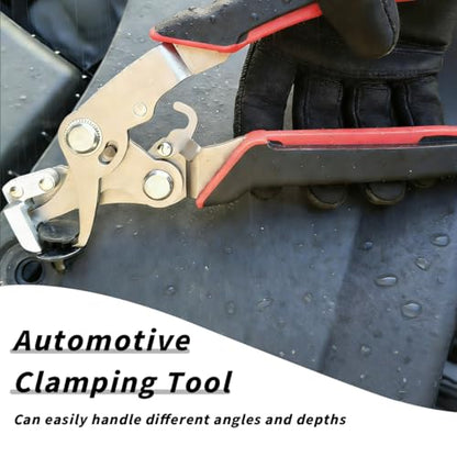 Car Clip Pliers Fastener Removal Tool Alloy Steel Disassembly | Removes push clips, rivets & buckles without scratching. Alloy steel vs cheap plastic. Ergonomic grip reduces fatigue.1 pcs