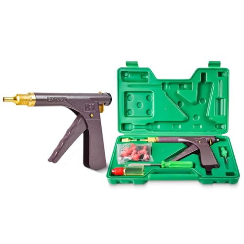 Tire Plug Kit, Tire Repair Kit, Mushroom Tire Plug Kit, Heavy Duty Tire Repair Tools for Tubeless Tires, Complete Set with Plug Gun and More for Truck, ARB, ATV, Tractor, RV, SUV, Trailer