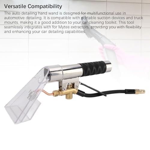 Car Carpet Extractor,Extractor Hand Tool with Viewing Window,Extractors Upholstery and Auto Detailing Hand Wand,Most Portable Carpet Attachment