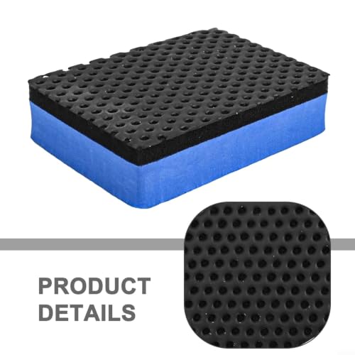 2 Pack Clay Bar Sponge Pad Kit for Car Detailing and Polishing Removes Brake Dust, Dirt and Leaves, Suitable for Painting Glass and Wheel Surfaces