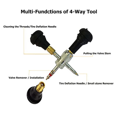Dr.Roc 2 x 27.5 inch Tire Changing Tool with 4-Way Tool Set Tire Removal Tools Tire Spoons Tire Irons Tire Tool Tire Levers for Bike Motorcycle Dirt Bike Lawn Mower Scooter ATV UTV - size: 27.5 inch