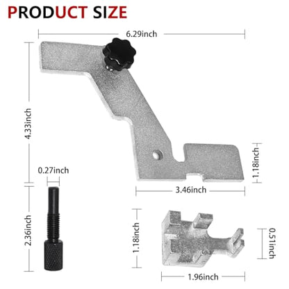 HZEL 3PCS Car Pacify Timing Tool Kit, 2.0L 2.3L Engine Parts Replace Tool for OEM# 303-507, 303-1521, 303-1565, Vehicle Timing Locking Accessories, Compatible with Escape, Explorer, Fusion