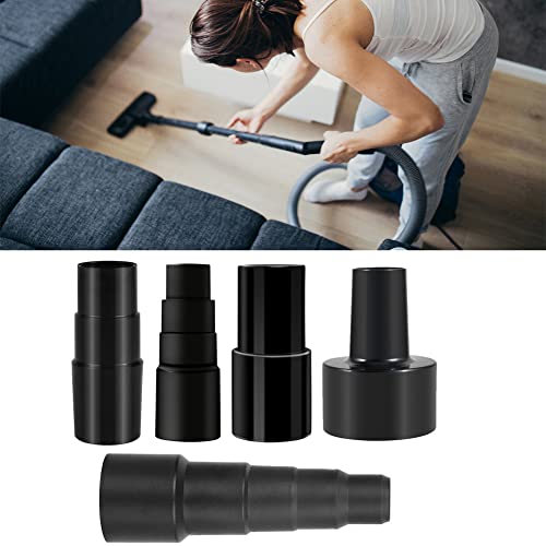 Universal Shop Vac Vacuum Hose Adapter,5 Pieces Vacuum Hose Adapter Kit,2-1/2 Inch to 1-1/4 Inch; 1-1/4 Inch to 1-3/8 Inch to 1-1/2 Inch; 1-3/8 Inch to 1-1/4; 32mm to 35mm; 32mm to 38mm, 32mm to 45mm
