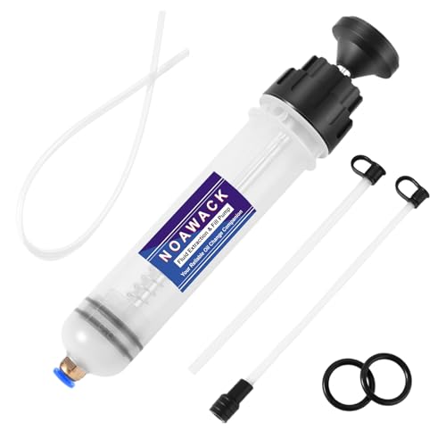Fluid Extractor Pump, Manual Oil Extractor for Cars, ATVs & Lawn Mowers - Oil Transfer Pump with Flexible Hoses, Brake/Transmission Fluid Extractor, Oil Change Tools 7 oz (200 ml) - size: 200 ml(16" hose)
