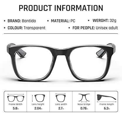Safety Glasses Anti-Fog Goggles Protective Eyewear Anti Blue Light Protection Glasses For Women And Men - color: Black&gray