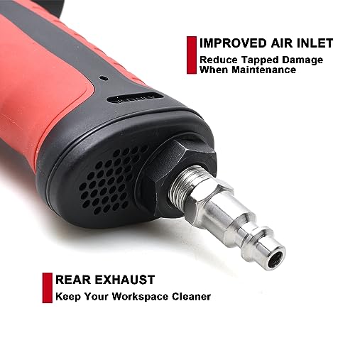 AEROPRO TOOLS 1/2-Inch composite Mini Air Impact Wrench(AP9515),compact design with 810FT-LBS strong torque