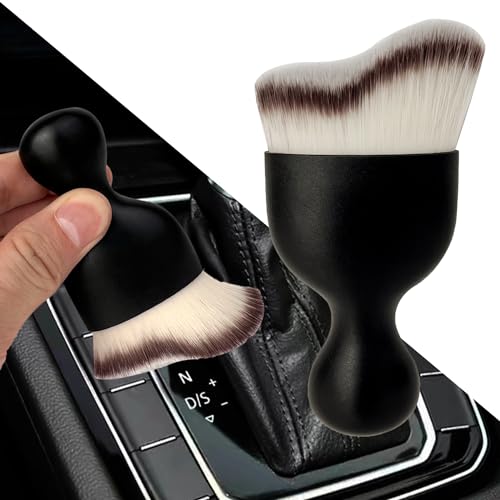 XY North Car Interior Dust Brush, Auto Detailing Brush, Soft Bristles Car Cleaning Brushes, Tool for Air Conditioner Vents, Leather, Computer, Scratch Free, Car Interior Accessories - color: Beige